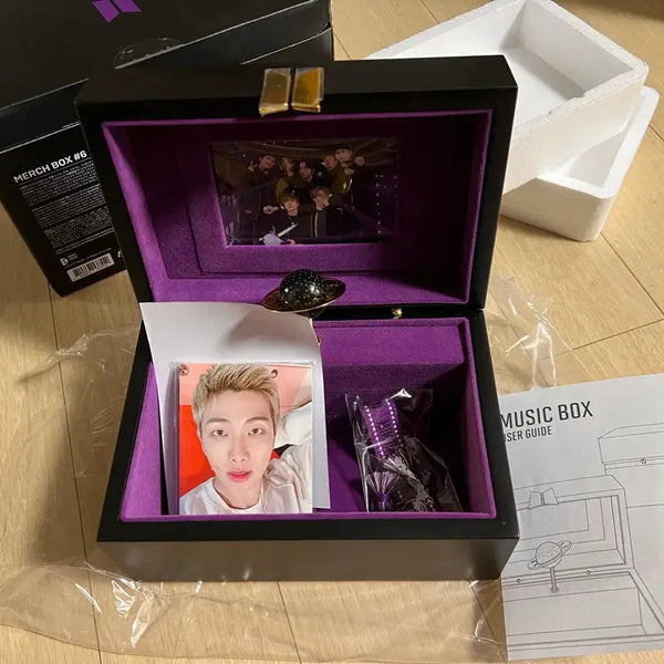 [BUNJANG] BTS Merch Box #6 Music Box Photocard Set / 방탄소년간 bts 머치박스 merch box #6 오르골 전체 포카포함