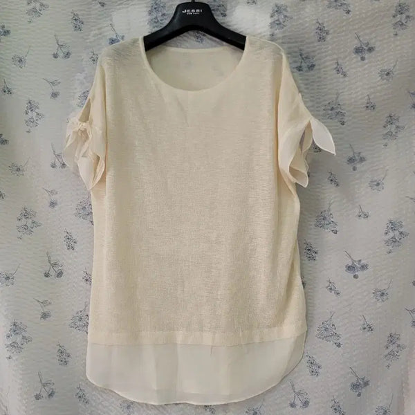 [BUNJANG] Knit T-Shirt / 니트티