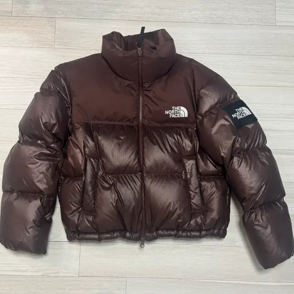 [BUNJANG] The North Face White Label Novelty Nuptse RDS Down Jacket Cocoa Brown / (W) 노스페이스 화이트 라벨 노벨티 눕시 RDS 다운 자켓 코코아 브라운 m