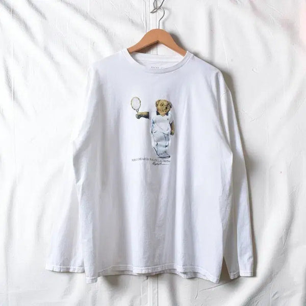 [BUNJANG] Polo Ralph Lauren Bear Long Sleeve T-Shirt XL / 폴로 랄플로렌 베어 긴팔티 M0814