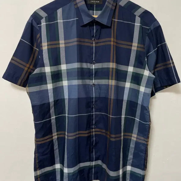 [BUNJANG] 110 INDIAN Short Sleeve Shirt / 110 INDIAN 반팔 셔츠 남방 정품