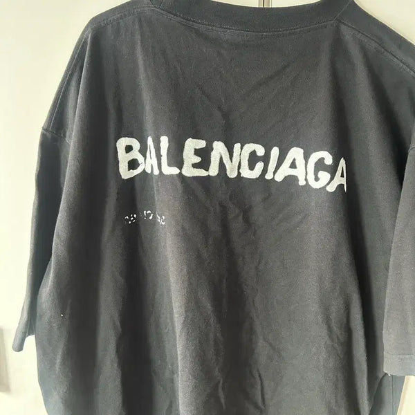 [BUNJANG] Balenciaga Short Sleeve T-Shirt Black XL / 발렌시아가 반팔 블랙 xl