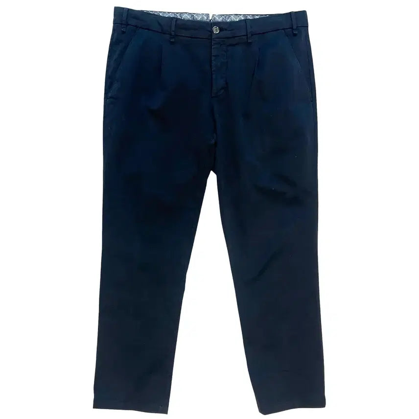 [BUNJANG] Lardini Dark Navy Cotton Trousers / 라르디니 다크네이비 면바지