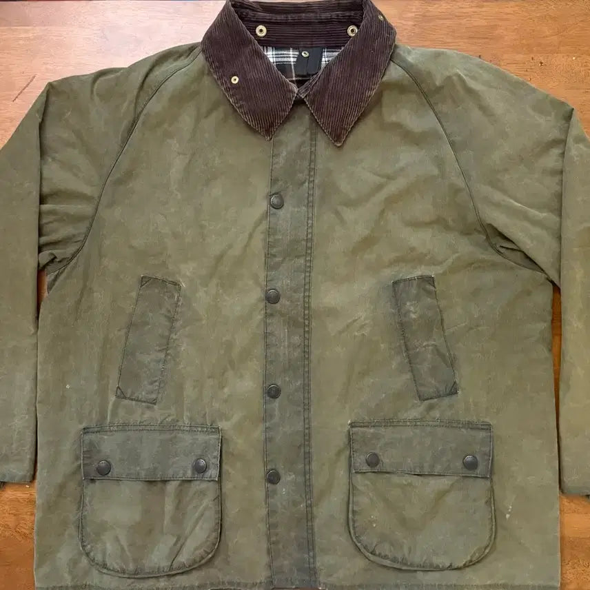 [BUNJANG] Barbour A100 Bedale Vintage Waxed Jacket (C50, Made in England) / Barbour A100 Bedale C50 빈티지 왁스자켓 영국제 Made in England 희귀