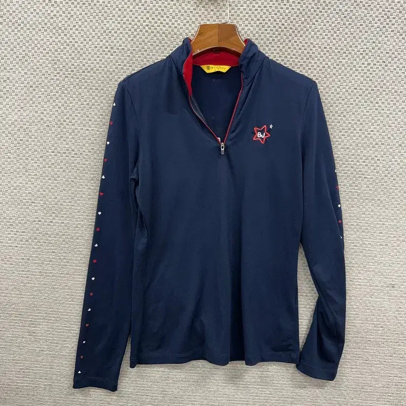 [BUNJANG] Benjefe Golf Long Sleeve Half-Zip T-Shirt Size 90 / 벤제프 골프 반집업 긴팔티 90 D09274