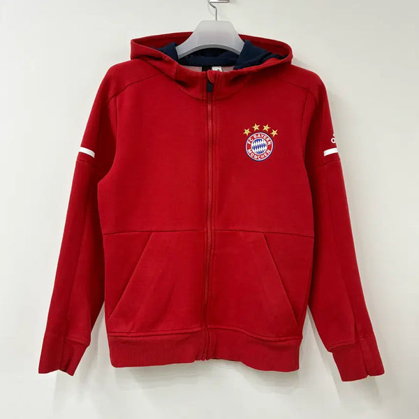 [BUNJANG] Adidas Bayern Munich Football Club Track Jacket Hoodie / 아디다스 바이에른 뮌헨 유니폼 후드집업