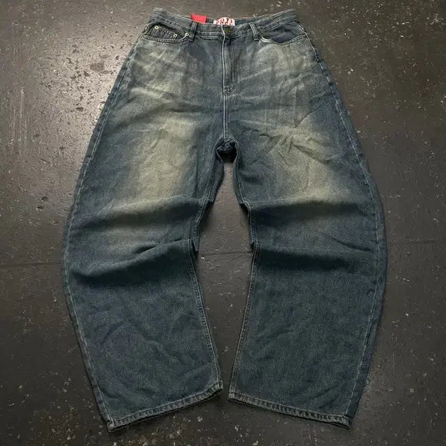 [BUNJANG] OOTJ Wide Denim Pants / 100 OOTJ 와이드 데님팬츠