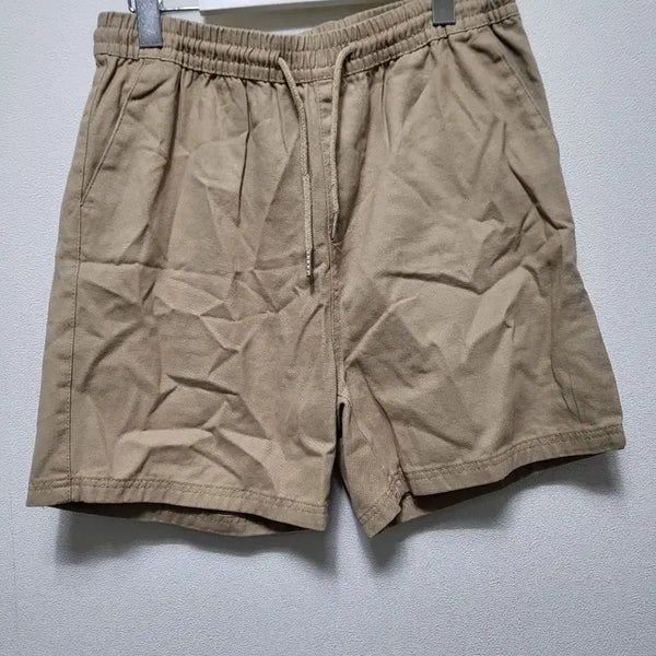 [BUNJANG] R Studio Beige Cotton Shorts / 72116 R스튜디오 베이지 코튼 반바지