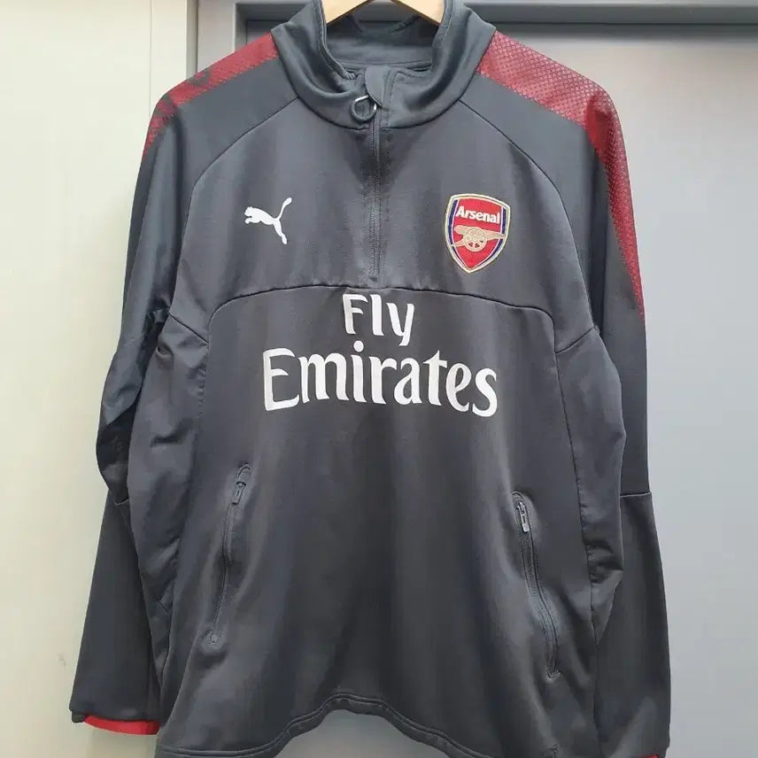 [BUNJANG] Puma Arsenal 17-18 Half-Zip Pullover L / 푸마 아스날 17-18 반집업 L