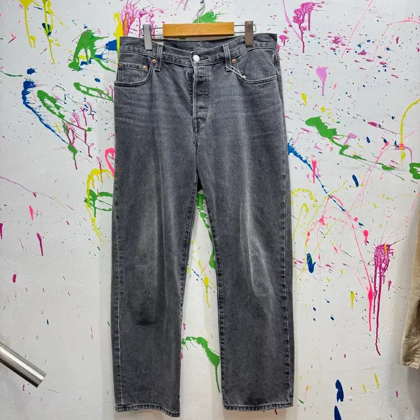 [BUNJANG] Levi's 501 Grey Denim Pants Women's W28 L30 / 리바이스 501 데님 팬츠 그레이 우먼스 W28 L30