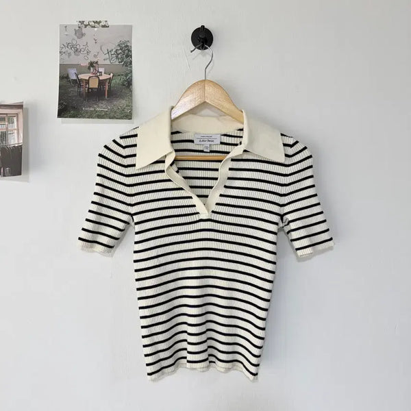 [BUNJANG] And Other Stories Ribbed Collar Knit XS / [택포] [XS] 앤아더스토리즈 골지 카라 니트