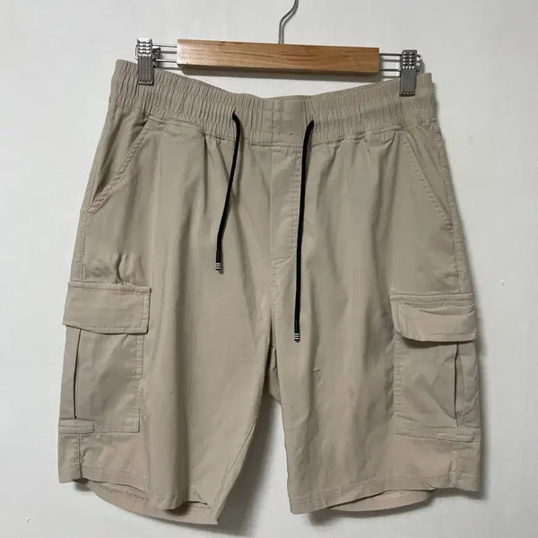 [BUNJANG] B&J 33-34 Spandex Cargo Banding Shorts / 33-34 B&J 스판 카고 밴딩 반바지 정품