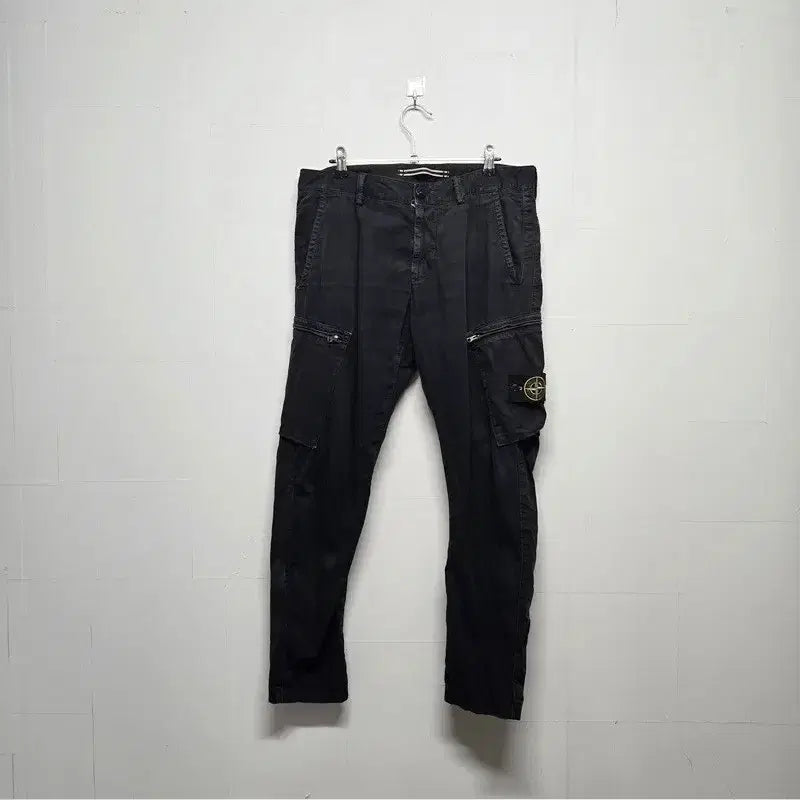 [BUNJANG] Stone Island Badge Cargo Pants W32 / 정품 매장판 스톤아일랜드 와펜 카고 팬츠 바지 w32 84