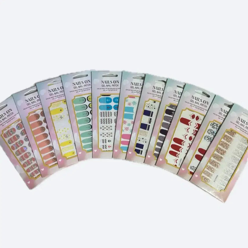 [BUNJANG] Nail Art Sticker Set / 젤네일 패치 스티커 판매