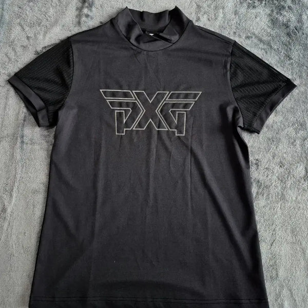 [BUNJANG] PXG Women's Mesh Mock Neck Short Sleeve Golf T-Shirt / PXG 여성 소매 메쉬 모크넥 반팔 골프 티셔츠 M