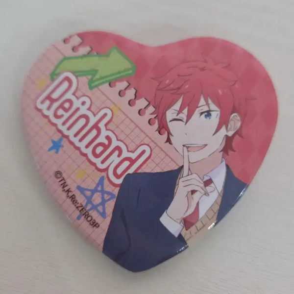[BUNJANG] Re:Zero Reinhard van Astrea April Fools' Day Can Badge / 리제로 라인하르트 캔뱃지 학생 만우절 굿즈 판매합니다