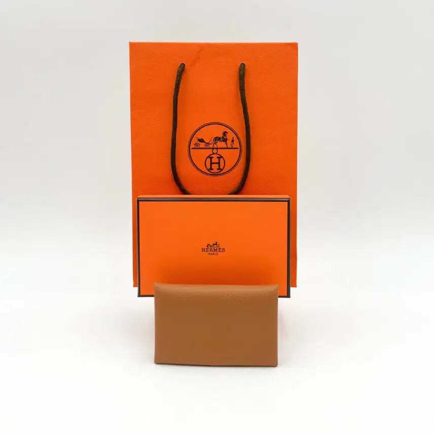 [BUNJANG] Hermes Card Holder Gold / 에르메스 카드지갑 골드