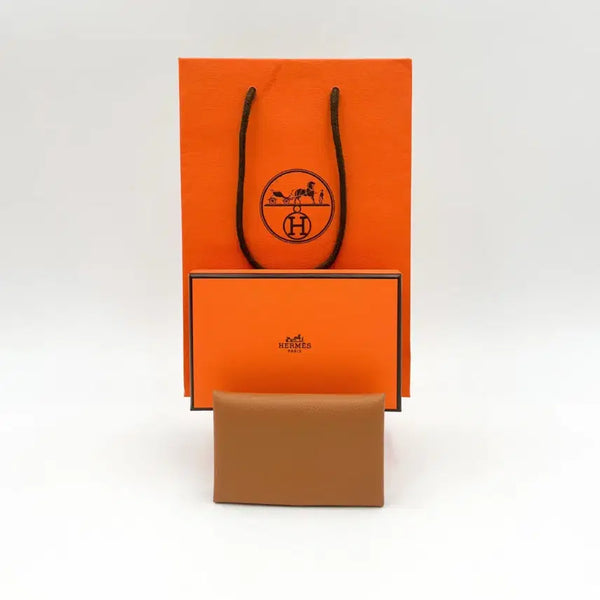 [BUNJANG] Hermes Card Holder Gold / 에르메스 카드지갑 골드