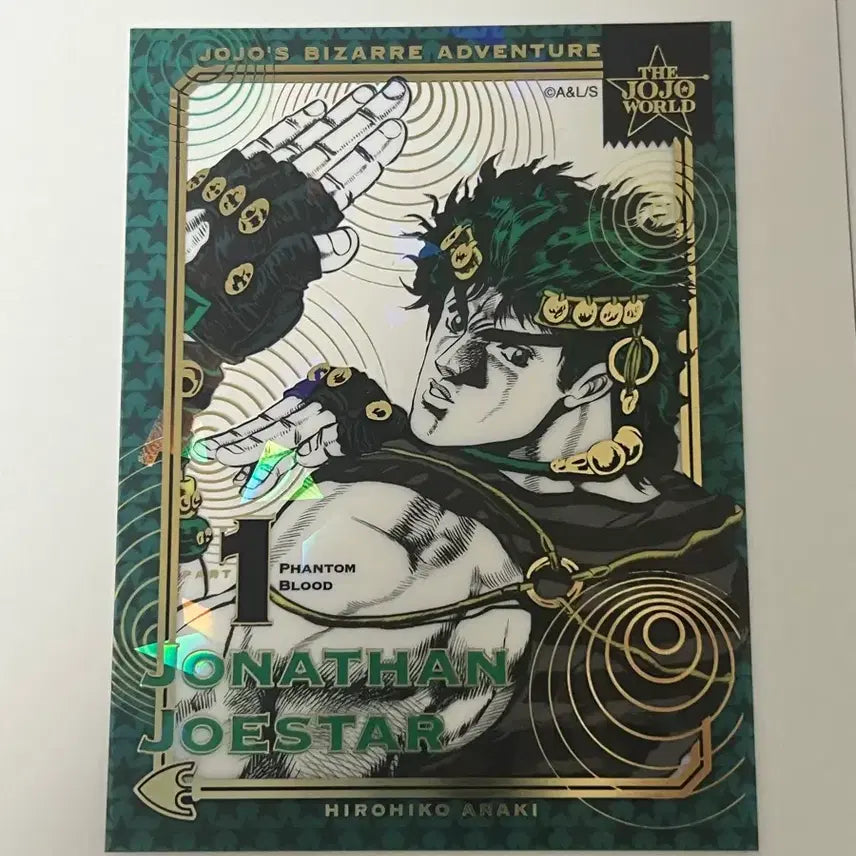 [BUNJANG] JoJo's Bizarre Adventure: Jonathan Joestar Clear Sticker Collection / 죠나단 클리어 스티커 컬렉션 죠죠