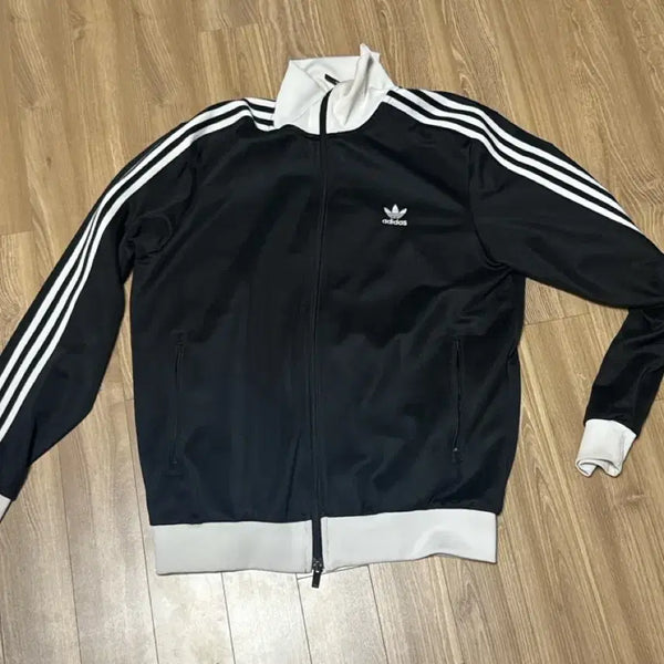[BUNJANG] Adidas Beckenbauer Track Jacket Black/White / 아디다스 져지 베켄바우어 블랙화이트