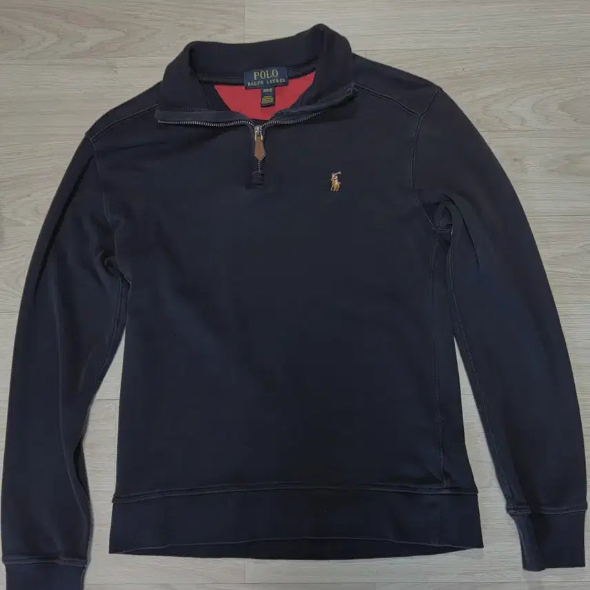 [BUNJANG] Polo Ralph Lauren Navy Half-Zip Sweatshirt / Polo 폴로 반집업 하프집업 맨투맨 네이비