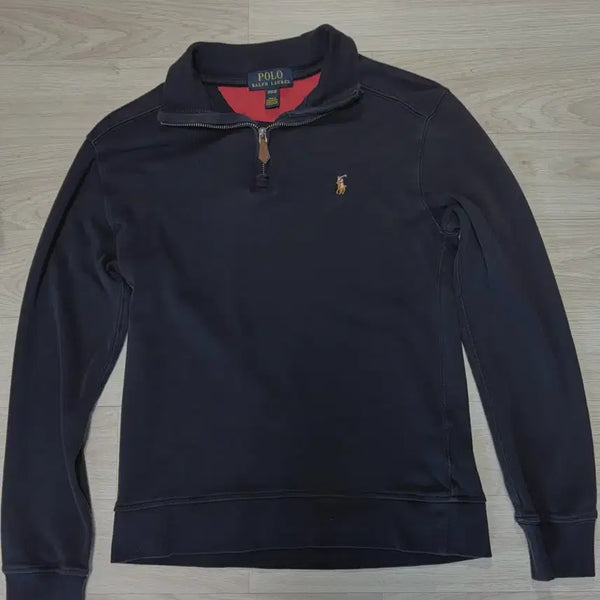 [BUNJANG] Polo Ralph Lauren Navy Half-Zip Sweatshirt / Polo 폴로 반집업 하프집업 맨투맨 네이비
