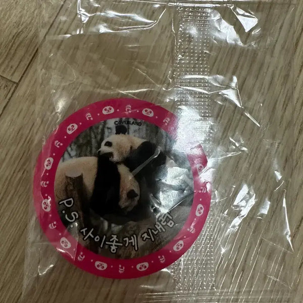[BUNJANG] Lui Hui Panda Badge / 루이후이 떡뱃지 12일차