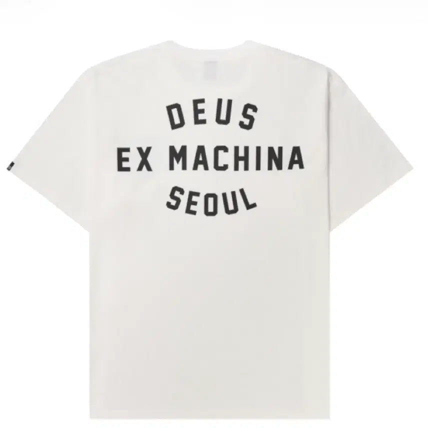 [BUNJANG] Deus Ex Machina Seoul College Address T-Shirt (New) / (새상품) 데우스 엑스 마키나 서울 컬리지 어드레스 티셔츠 M