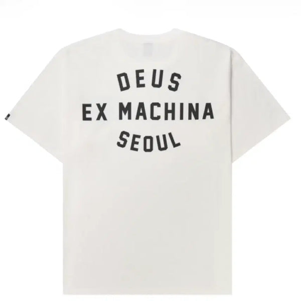 [BUNJANG] Deus Ex Machina Seoul College Address T-Shirt (New) / (새상품) 데우스 엑스 마키나 서울 컬리지 어드레스 티셔츠 M