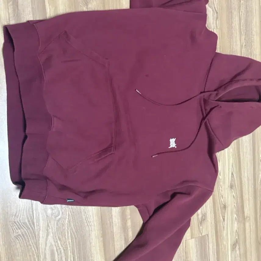 [BUNJANG] Brown Dresser Burgundy Hoodie / 브라운브레서 버건디 후드티