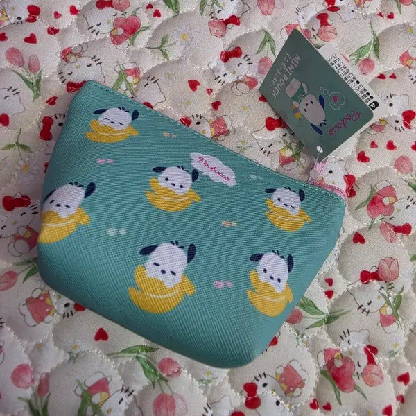 [BUNJANG] Sanrio Pochacco Triangle Pouch / 일본정품 포차코 삼각 파우치(앞뒤사진임)