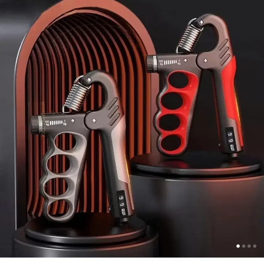[BUNJANG] Adjustable Hand Gripper 5-100kg - Red / 조절식 악력기 5-100kg ㅡ 새제품 ㅡ 레드