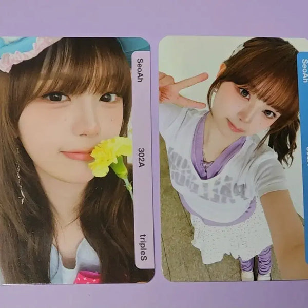 [BUNJANG] tripleS Seoah CC302 CC303 Baby Flower Album Object Set / 트리플에스 서아 CC302 CC303 베이비플라워 앨범 오브젝트
