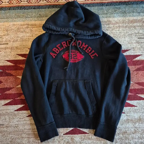 [BUNJANG] Abercrombie & Fitch New York 92 Big Logo Hoodie M / 아베크롬비 앤 피치 뉴욕 92 빅로고 후드티 M(95)