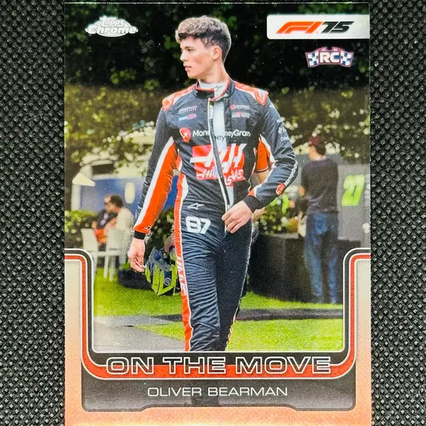 [BUNJANG] 2025 Topps Chrome F1 Oliver Bearman RC Card / 2025 탑스 크롬 F1 올리버 베어만 RC 카드