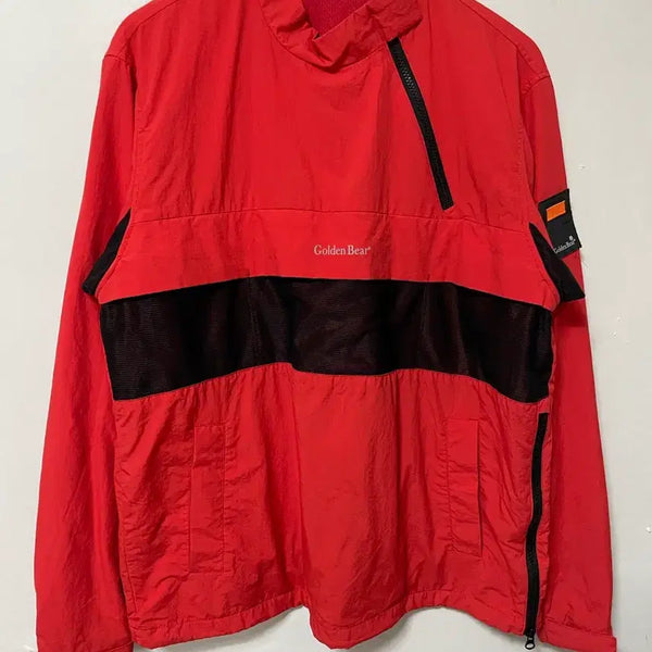 [BUNJANG] Golden Bear Nylon Loose Fit Anorak Top / 95-100 Golden Bear 나일론 루즈핏 아노락 상의 정품
