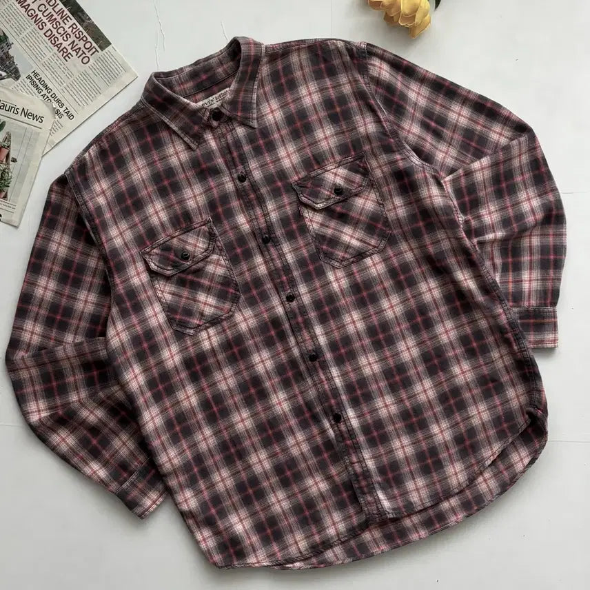 [BUNJANG] Levi's Vintage Red Tab Flannel Shirt XL / Levi's 리바이스 빈티지 레드탭 플란넬 셔츠