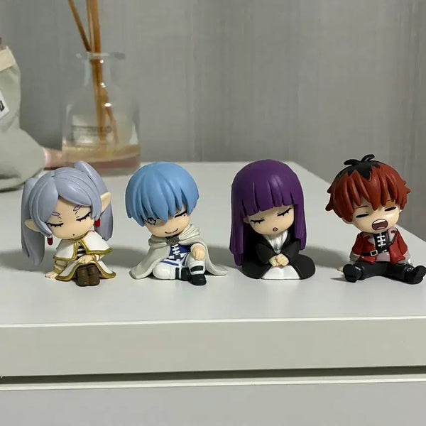 [BUNJANG] Frieren: Beyond Journey's End Shoulder Bump Gacha Figure Set (4 Types) / 개봉) 장송의 프리렌 어깨쿵 가챠 피규어 4종 세트 일괄