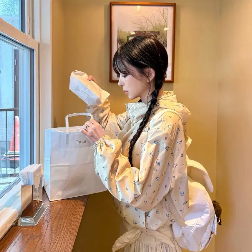 [BUNJANG] Zara Floral Print Jacket / 자라 플라워 프린트 자켓