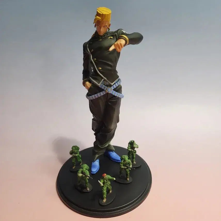 [BUNJANG] JoJo's Bizarre Adventure Nijimura Keicho & Bad Company Statue Legend Figure / 박스X, 하자) 죠죠의기묘한모험 니지무라 케이초&배드컴퍼니 스태츄 레전드