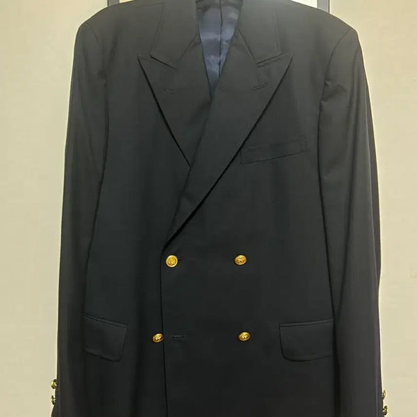 [BUNJANG] J.Press Navy Double-Breasted Blazer / 제이프레스 네이비 더블 브레스트 블레이저