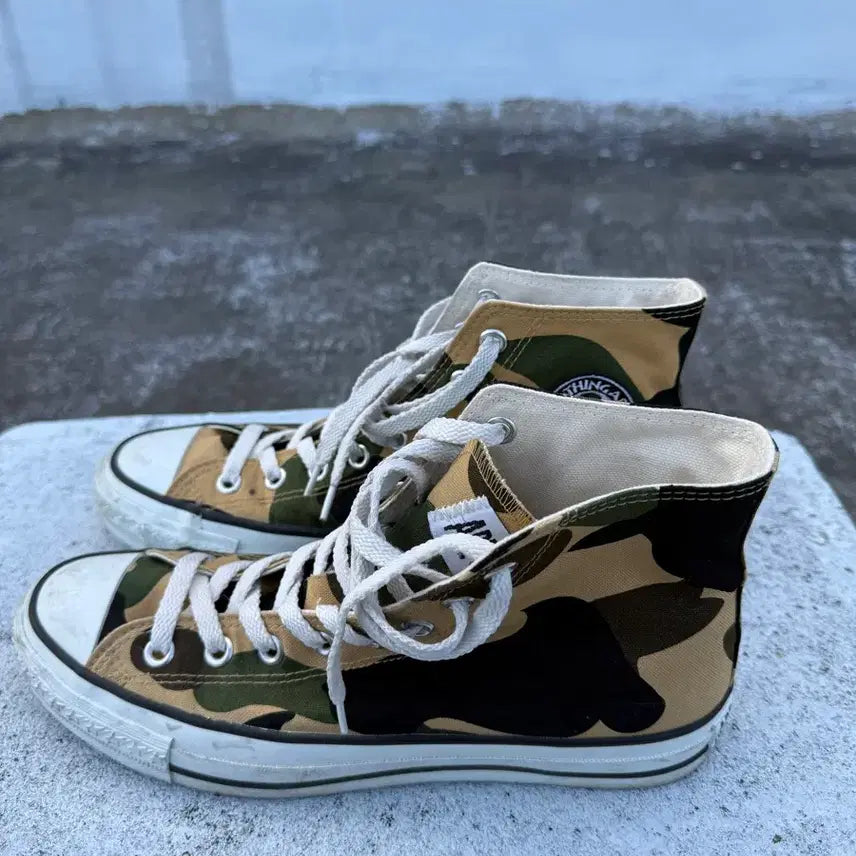 [BUNJANG] Bape Converse Shoes / 베이프 컨버스 260