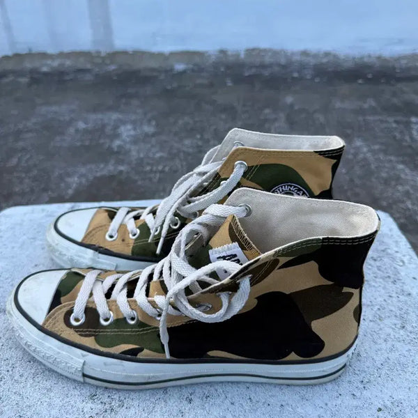 [BUNJANG] Bape Converse Shoes / 베이프 컨버스 260