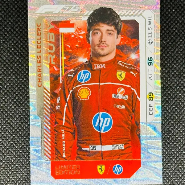 [BUNJANG] 2025 Topps Turbo Attax Charles Leclerc Limited Edition Card / 2025 탑스 터보어택 f1 샤를 르클레르 리미티드 에디션 카드