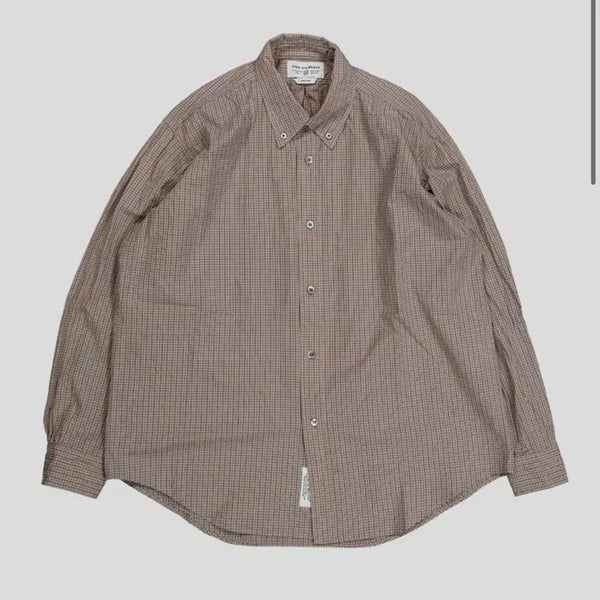 [BUNJANG] ends and means B.D. Shirt XL Beige Check / ends and means B.D셔츠 Xl 엔즈앤드민즈
