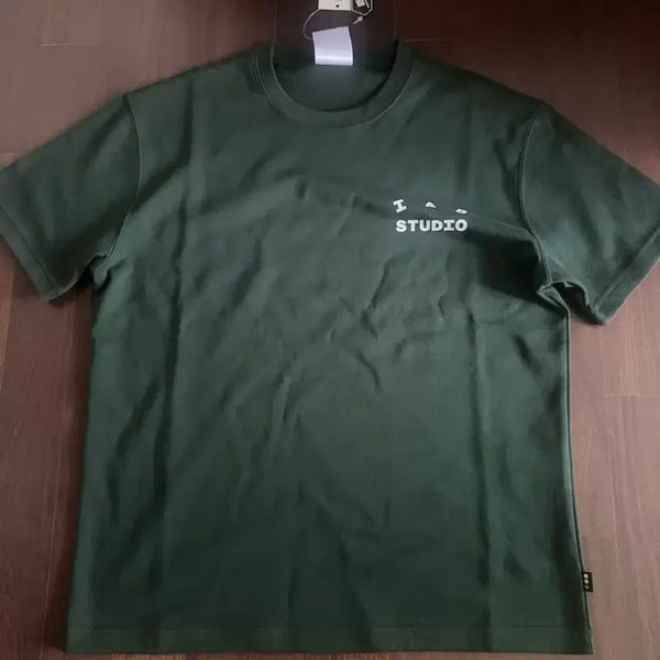 [BUNJANG] Iab Studio Deep Green T-shirt / 아이앱스튜디오 딥그린 반팔