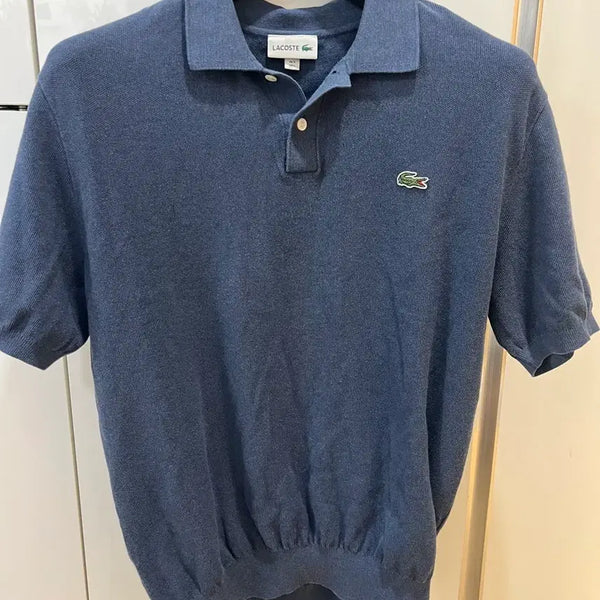 [BUNJANG] Lacoste 25FW Knit Short-Sleeve Polo Shirt (Size 105) / 25fw 라코스테 니트반팔카라티 105