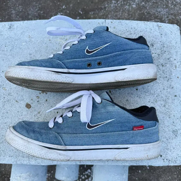 [BUNJANG] Supreme Nike GTS Denim Sneakers / 슈프림 나이키 gts 260