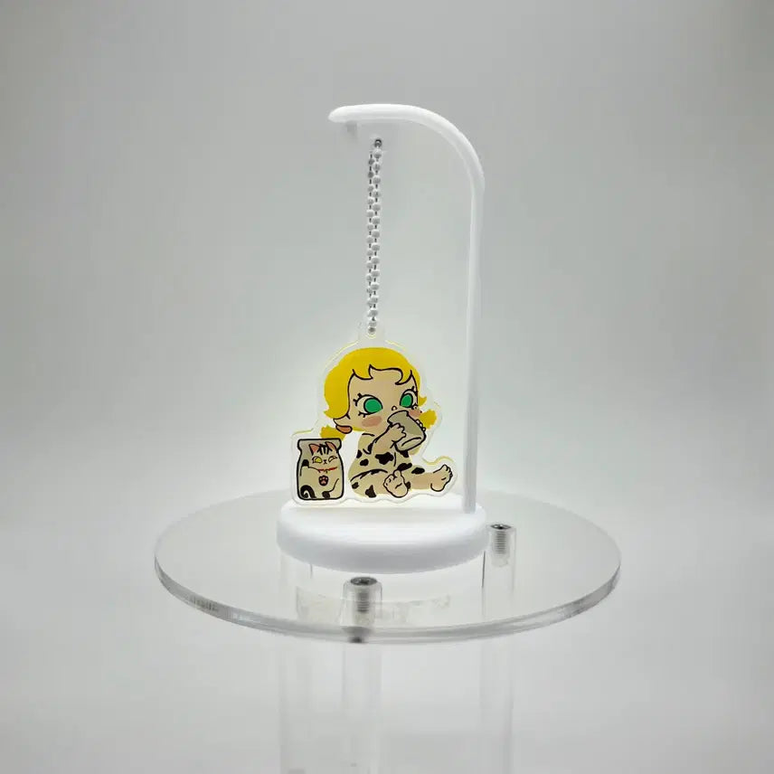 [BUNJANG] Pop Mart Baby Molly & Baby Tabby Series Milk Lover Acrylic Keychain / 팝마트 베이비 몰리 앤 베이비 태비 시리즈 밀크 러버 아크릴 키링