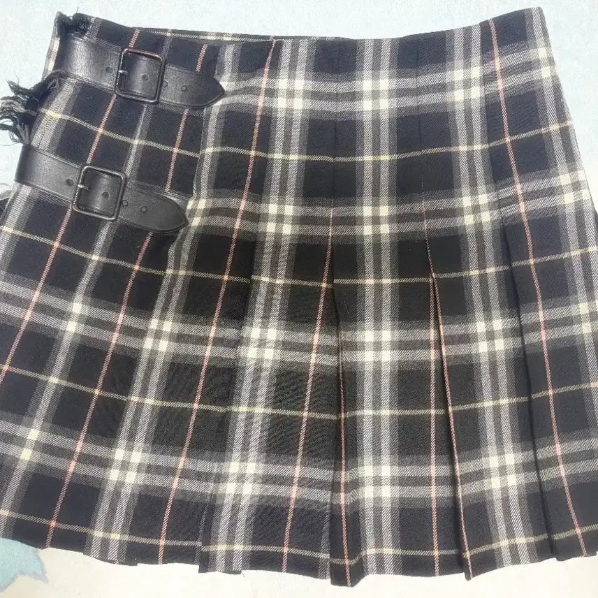 [BUNJANG] Burberry Blue Label Pink Check Vintage Skirt / 버버리 블루라벨 핑크 체크 빈티지 스커트